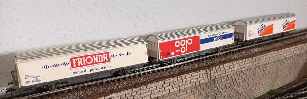 Lot De 3 Wagons Marchandises JEP HO – Réf 6685, 6694, 6690 – Occasion