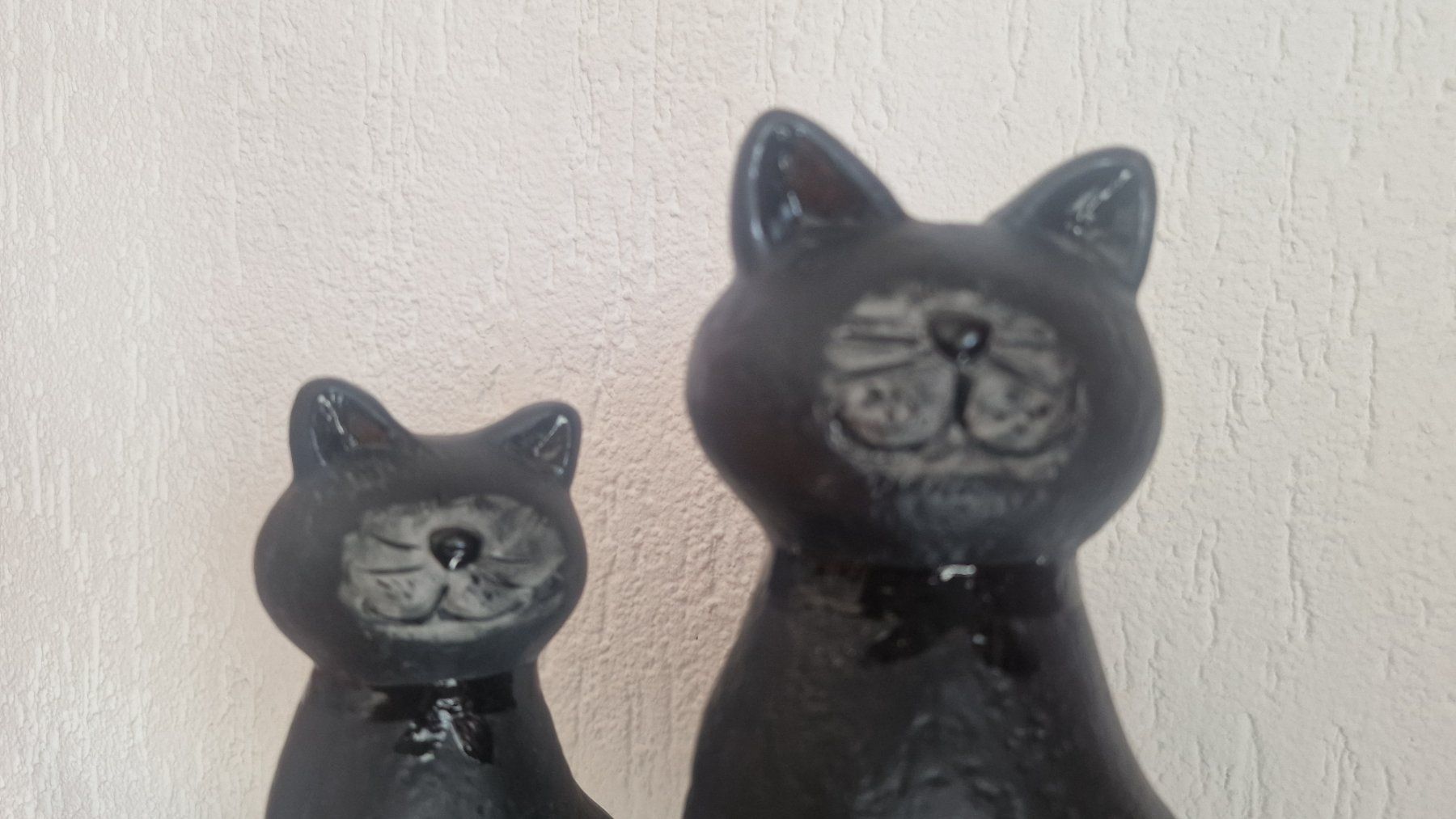 Alle Dekorationen: Deko Katzen 2er Set schwarz, Höhe 24cm – Gebraucht aus Weisslingen von and-lo73 2