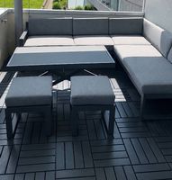 Gartenset in Anthrazit