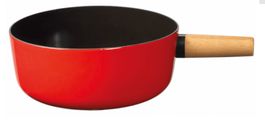 STöCKLI Fonduecaquelon Emotion mit Holzgriff ø 23 cm