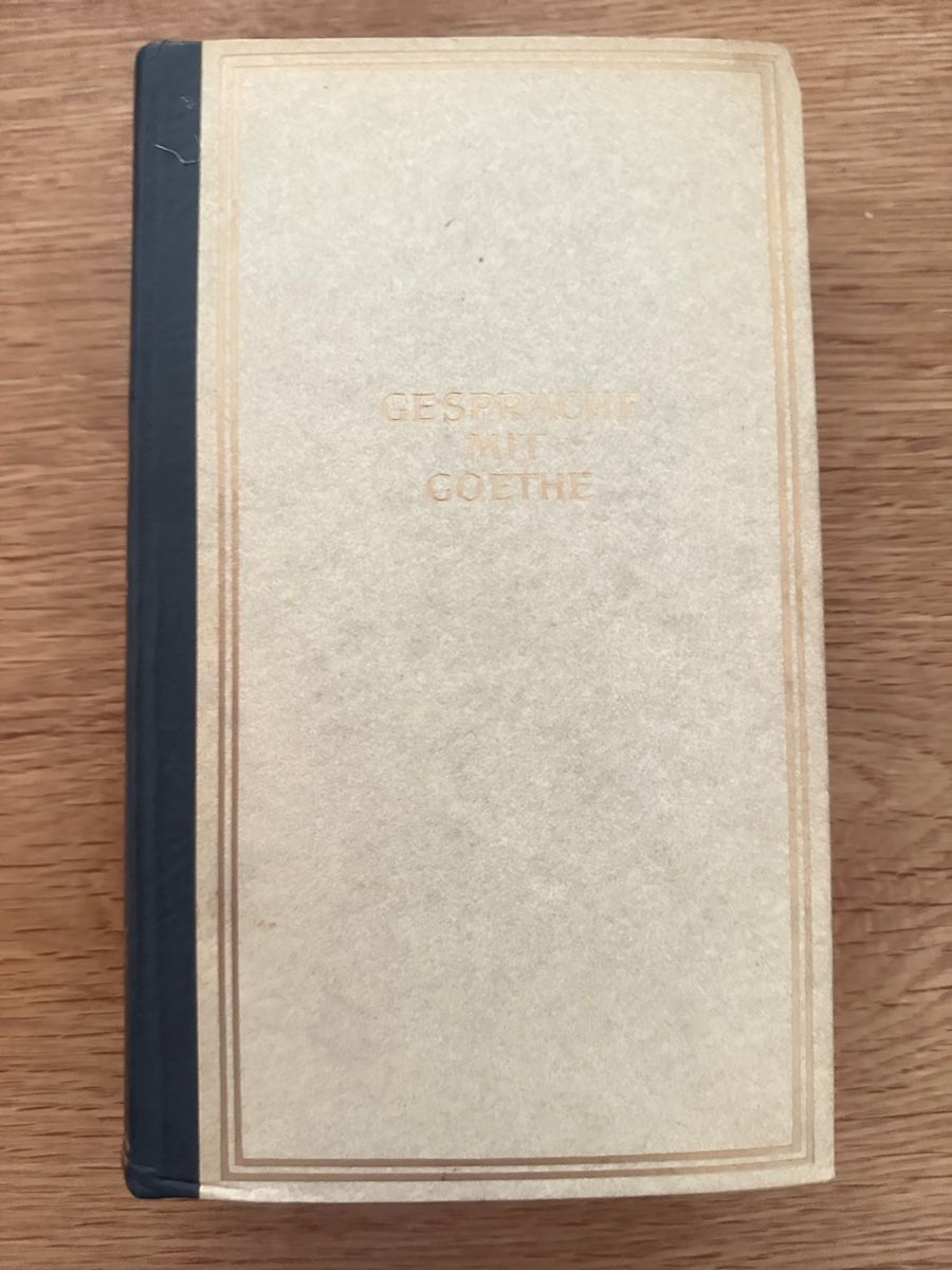 Libri: Eckermann: Entretiens avec Goethe - Édition originale! – Usato da Meyrin venduto da simonet20