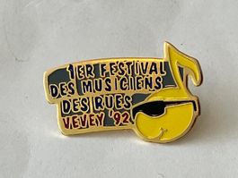 1 Pin Festival des musiciens des rues Vevey 1992