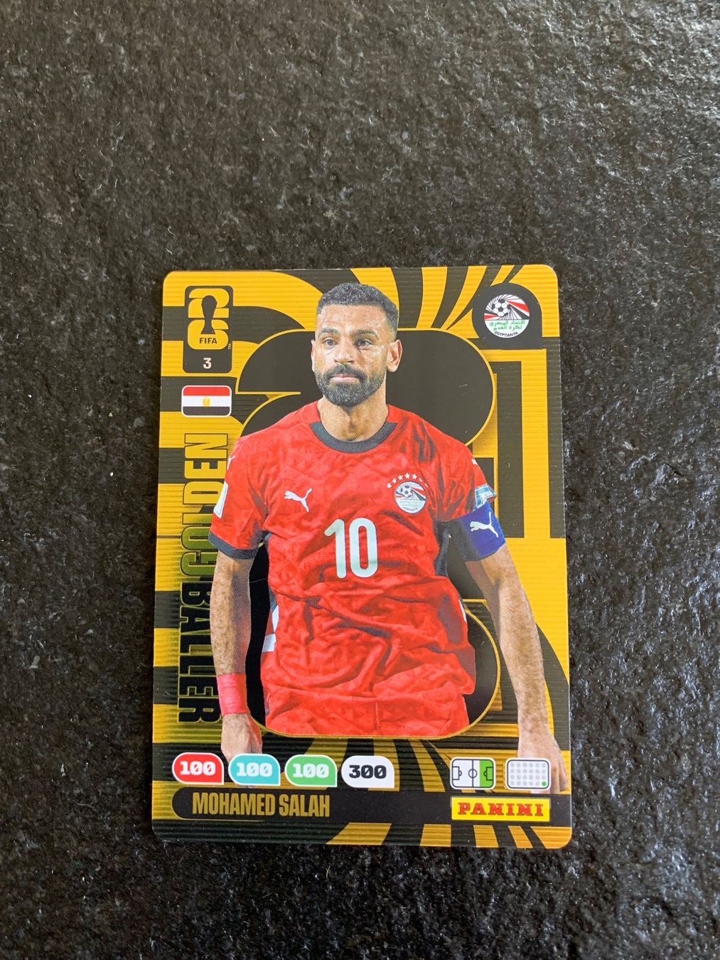 Panini Carte collezionabili: Salah Golden Baller – Usato da Grüsch venduto da Affenarsch