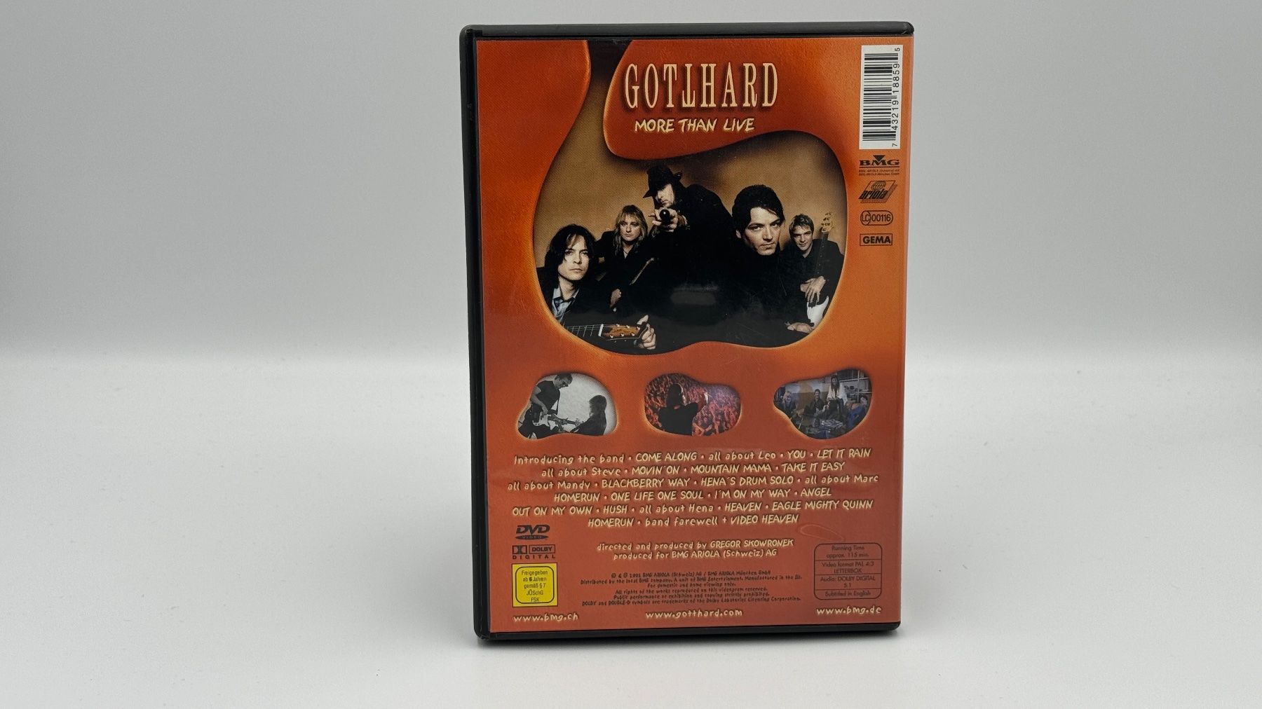 Alle DVDs: GOTTHARD - more than live - Konzertvideo - Versand CHF 2.50! – Gebraucht aus Siblingen von goodprice24 1