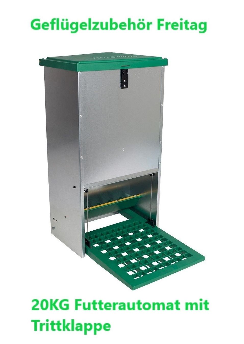 Futter: Futterautomat mit Trittklappe 20 kg  – Neu und originalverpackt aus Bottighofen von zaap 2