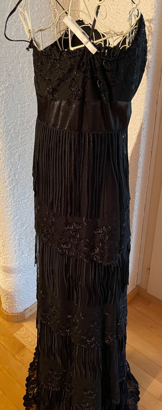 Vestiti: schwarzes langes Kleid,, Party – Nuovo (secondo la descrizione) da Hochdorf venduto da FlordeCebo 1
