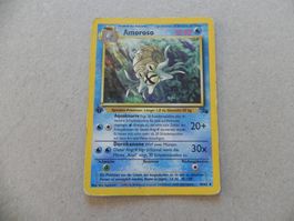 Amoroso Pokémon Sammelkarte 1. Edition Ausgabe 1999 -2000