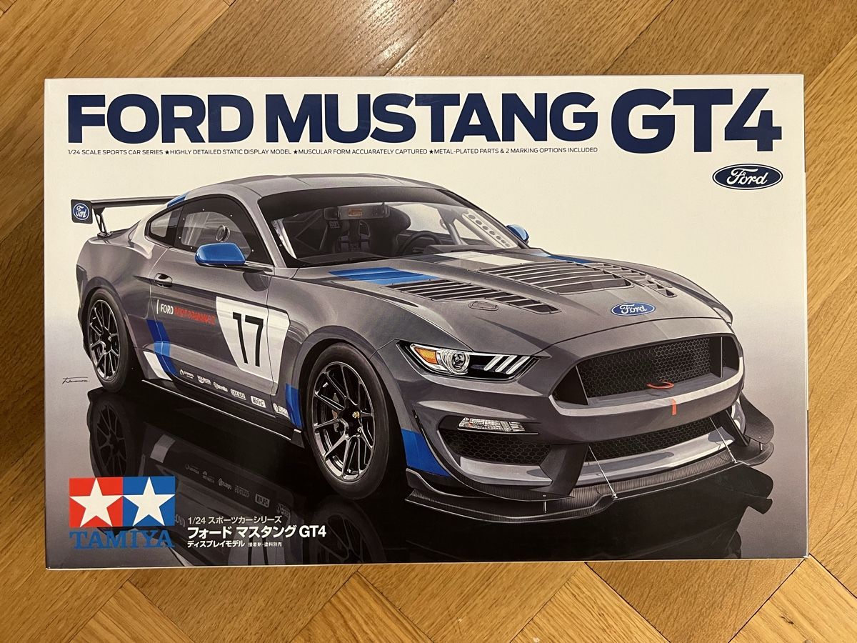 Tamiya Kit di modellismo & Modellini statici: Mustang GT4 Tamiya – Nuovo e nell'imballaggio originale da Lausanne venduto da Curzio77