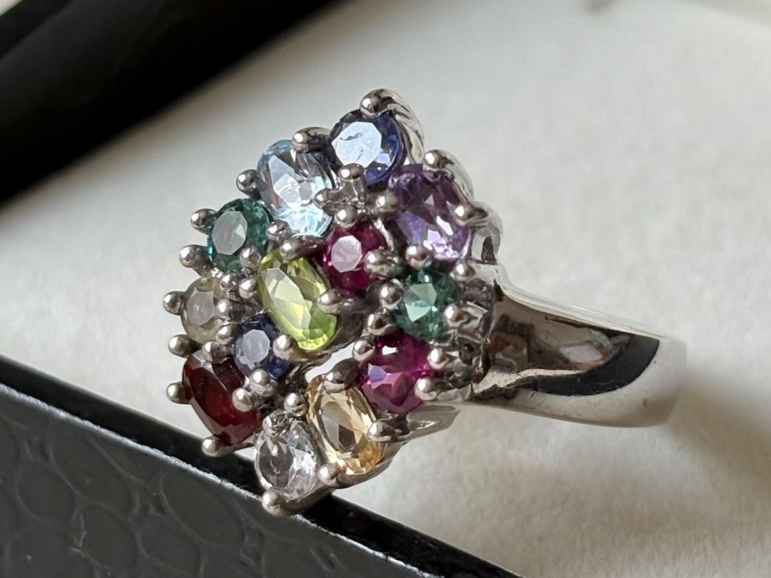 Anelli: Ring Multi-Edelstein,  Gr. 57, NEU – Nuovo (secondo la descrizione) da Brugg AG venduto da lau_9rvy 1