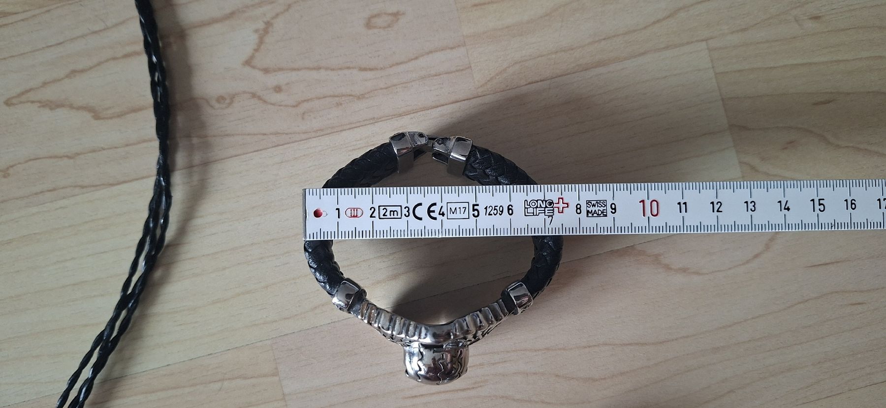 Altri gioielli: Herren Schmuck Edelstahl Leder Skull – Usato da Bern venduto da Stalino 6