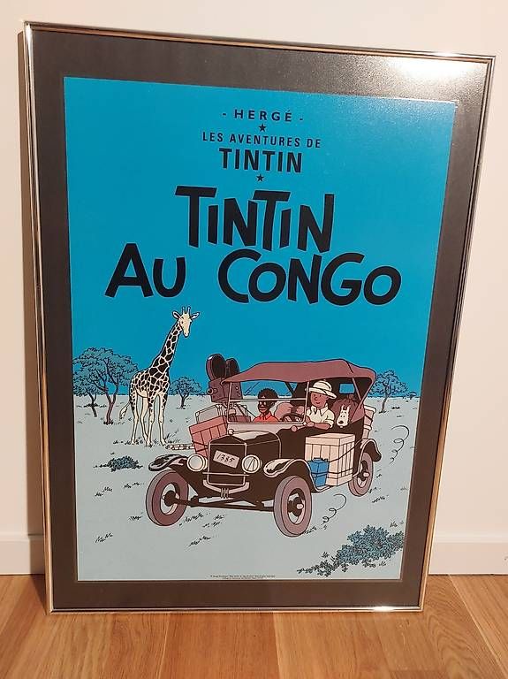 Posters & Illustrations: Affiche plastifié "Tintin au Congo" – D'occasion à Martigny par paquito60 4