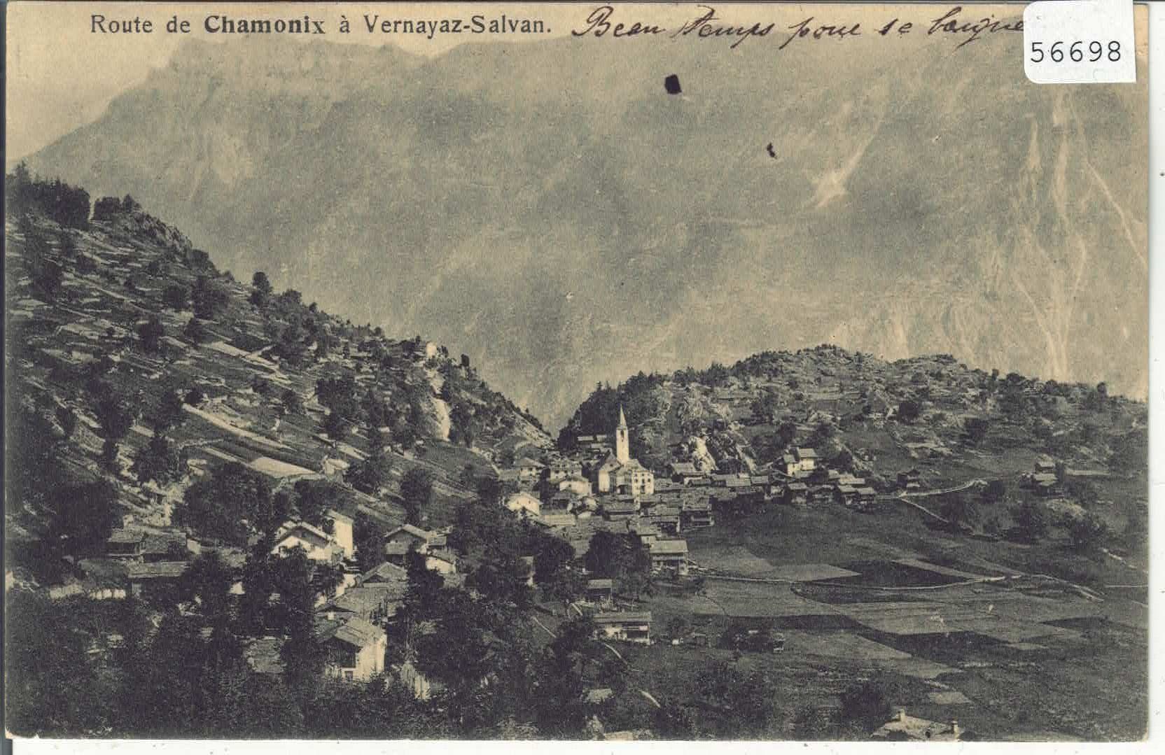 Ansichtskarten: Route de Chamonix a Vernayaz-Salvan – Gebraucht aus Ettingen von Kartenplanet