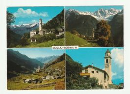 Postkarte Soglio im Bergell, Graubünden