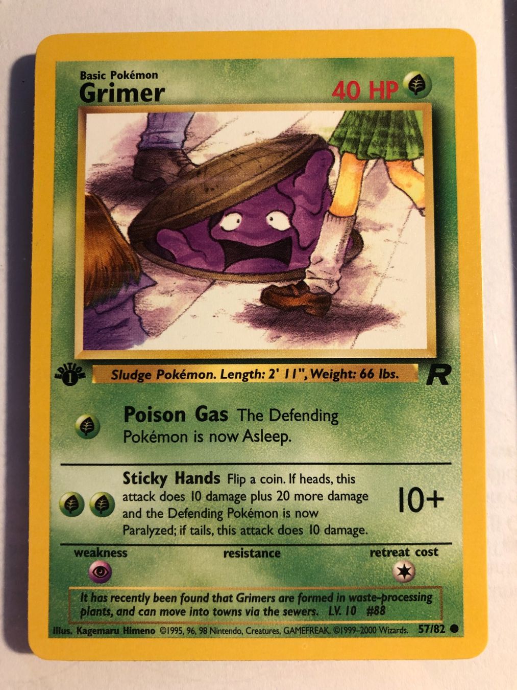 Cartes à collectionner: Grimer 1st Team Rocket - MINT - ab 1.- – D'occasion à Giubiasco par dan_pr8b