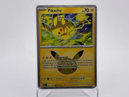 30 Jahre - Pikachu  (30C 51) - DE