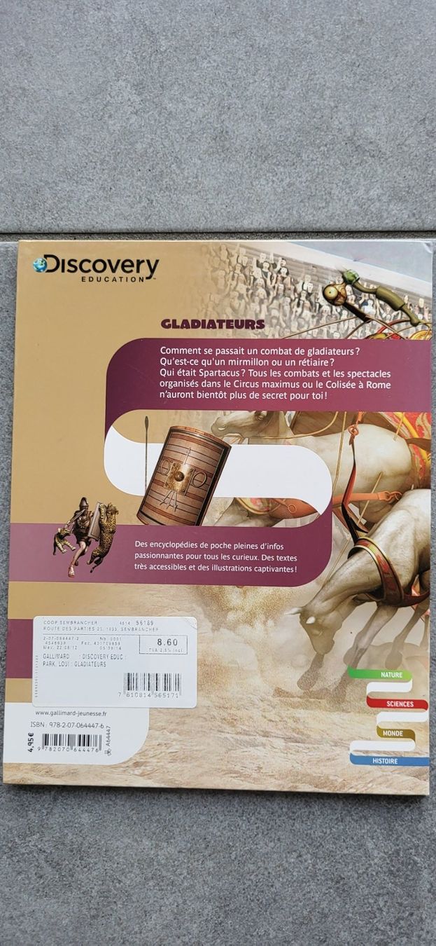 Libri: Gladiateurs – Usato da Sembrancher venduto da Jbc71 1