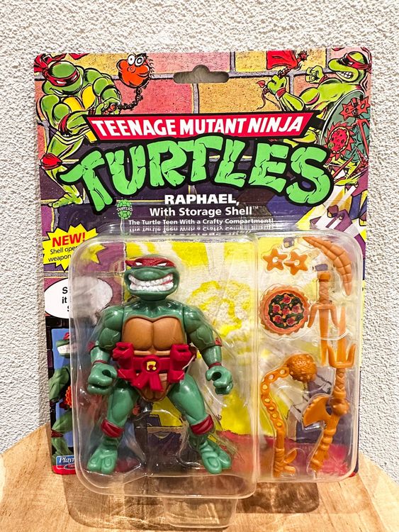 Neu tmnt 2022 Playmates Ninja Turtles Raphael Storage Shell (Neu und ...