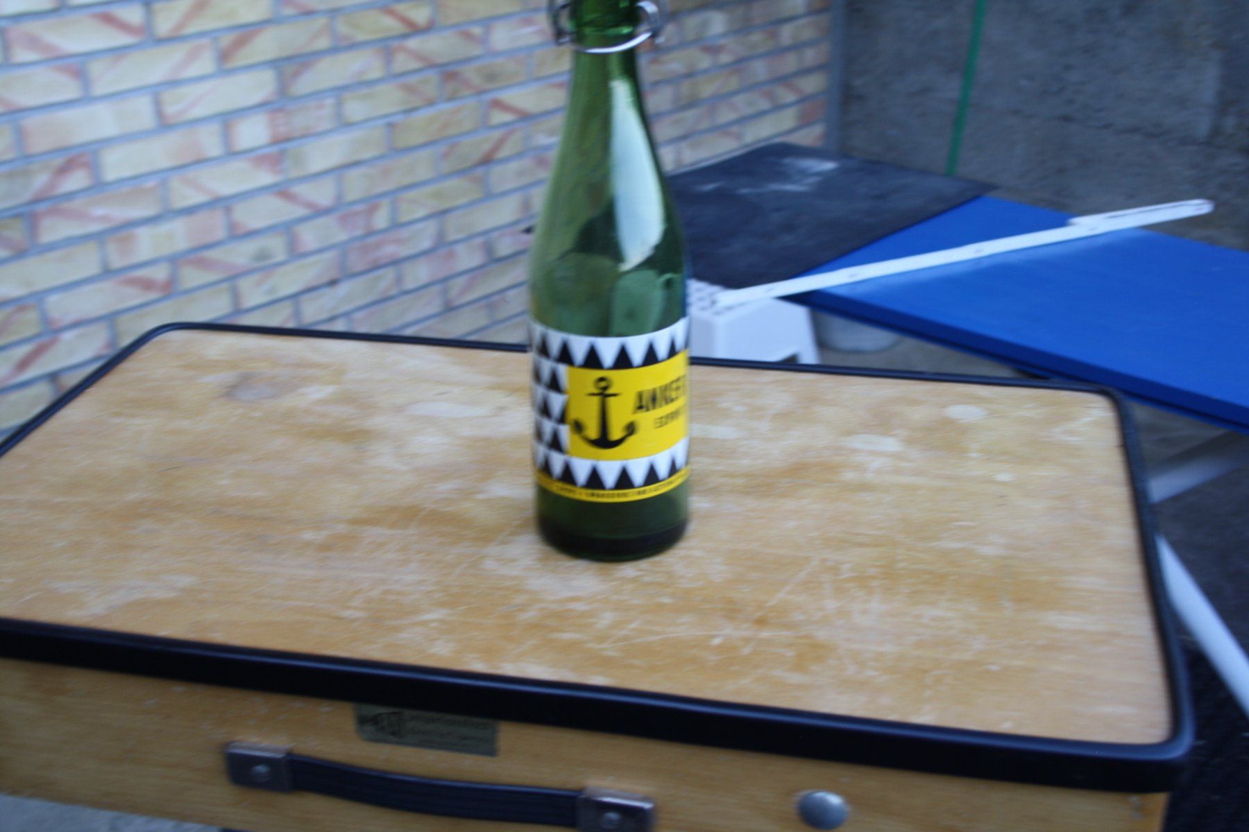 Bicchieri, Caraffe & Bottiglie: ANKER EXPORT ALTE BIERFLASCHE BÜGELFLASCHE BASEL – Usato da Wauwil venduto da Pneuedy 3