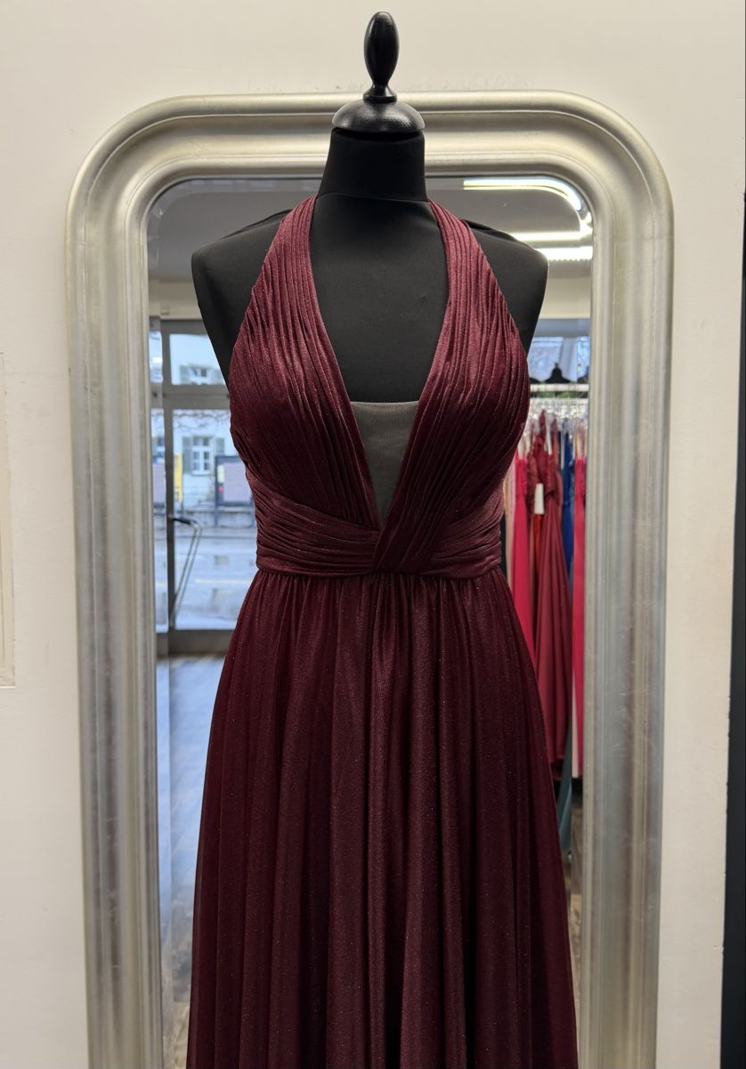 Vestiti: Burgunder Glitzer Abendkleid - Größe 32 – Nuovo e nell'imballaggio originale da Schlatt ZH venduto da xhesiesi 3