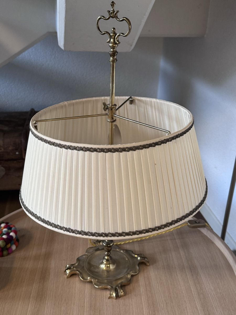 Lampes: Vintage Tischlampe, Messing – D'occasion à Niederbüren par Oetschli 2