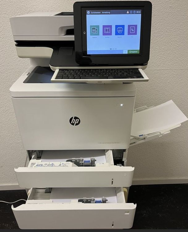 Hp Color Laserjet Enterprise Flow M577c Top A4 Color Mfp Kaufen Auf Ricardo 0675