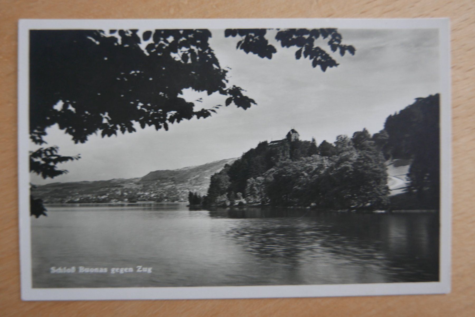 Ansichtskarten: Ansichtskarte Buonas ca. 1948 – Gebraucht aus Rotkreuz von nigal