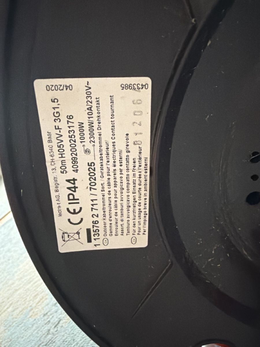 Kabel: Kabeltrommel 50m – Gebraucht aus Freidorf TG von ibipatria 1