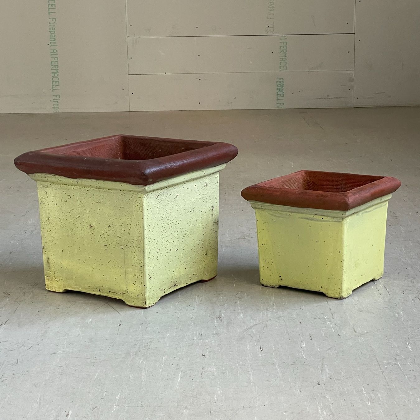 Vasi per fiori: 2er Set Pflanzentöpfe hellgrün – Usato da Bern venduto da Modern-Era 1