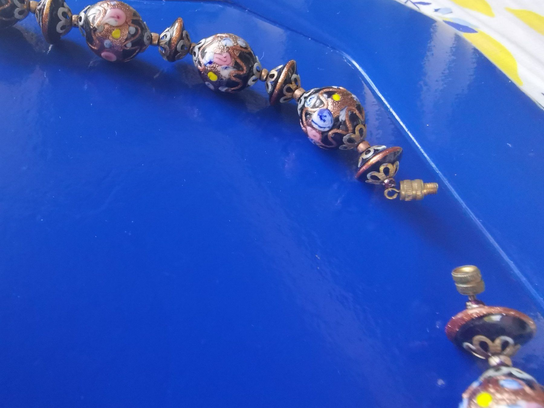Murano Bicchieri: SUPER SCH. MURANO GLASKETTE AUS DEN 60ERN – Usato da Allschwil venduto da Male54 2