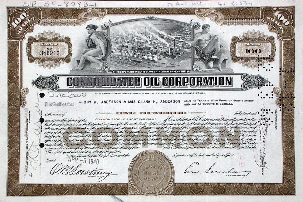 Consolidated Oil Corporation - 1941 (Gebraucht) in Solothurn für CHF 3 ...
