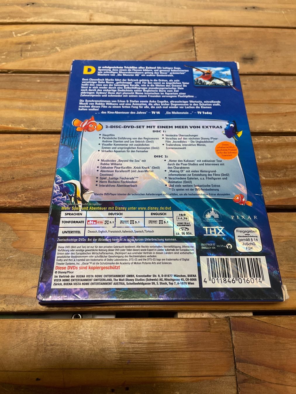 Tutti i DVDs: DVD findet nemo (allemand) – Usato da moudon venduto da faucheur2 1