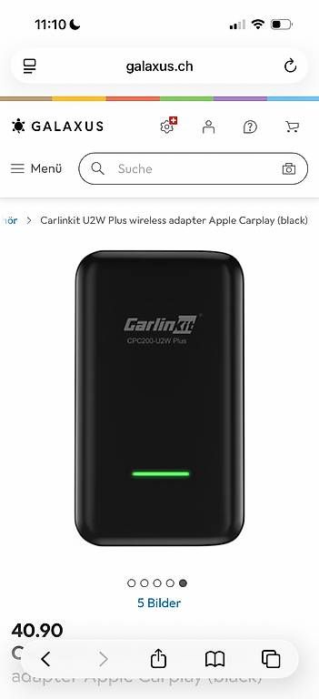 Unità & Adattatore: Neu Carlinkit U2W Plus Wireless Adapter Apple CarPlay – Usato da Zürich venduto da Jacqui82