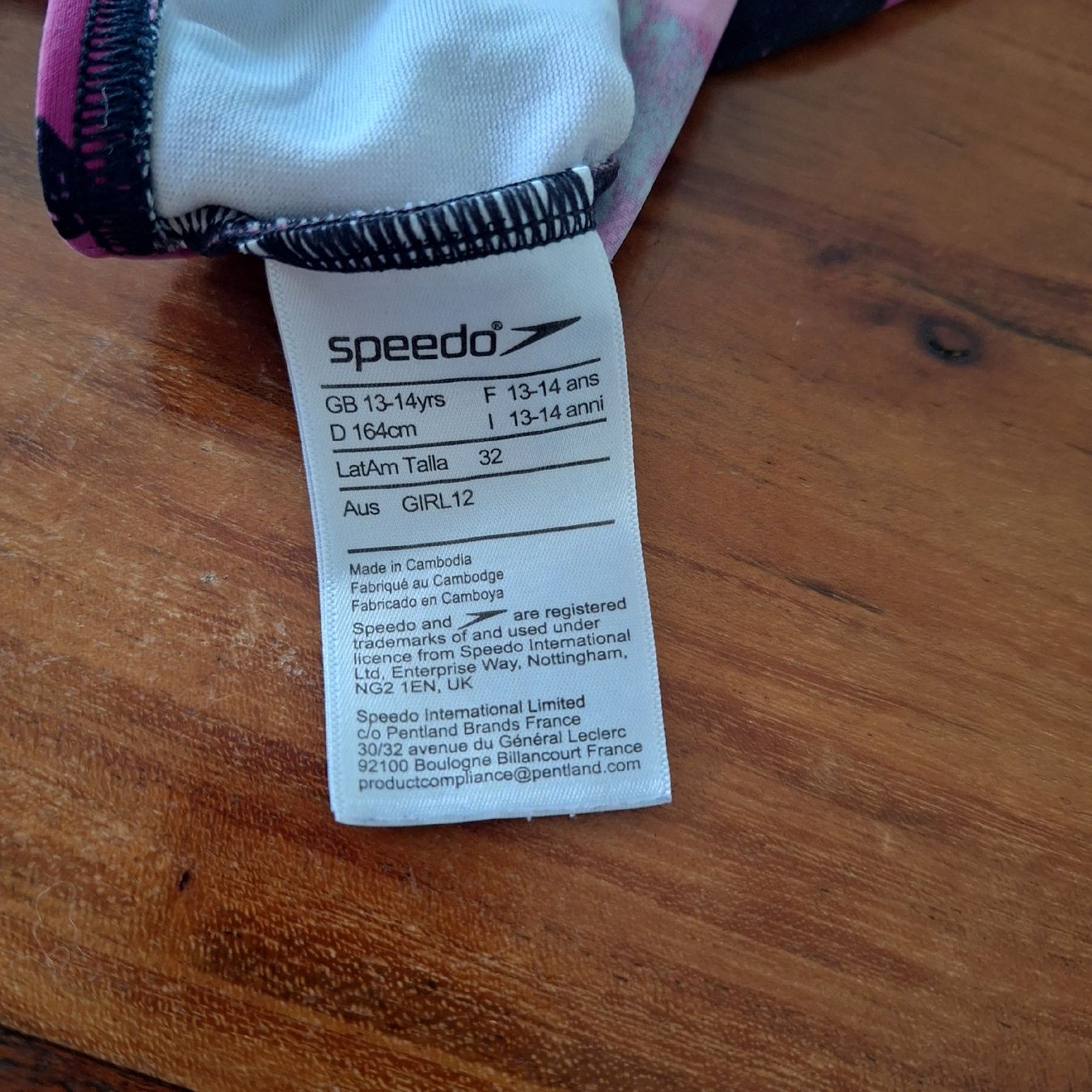 Speedo Badekleider & Bikinis: Badeanzug Speedo Pink Schwarz Grösse 164 Mädchen – Gebraucht aus Schübelbach von rab02 5