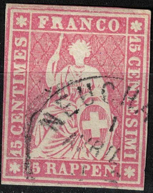 Tous les timbres: Strubel 24 gestempelt – D'occasion à Bern par bae_958f