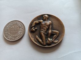 Médaille Polices Neuchâtel La Chaux-de-Fonds 1947 
