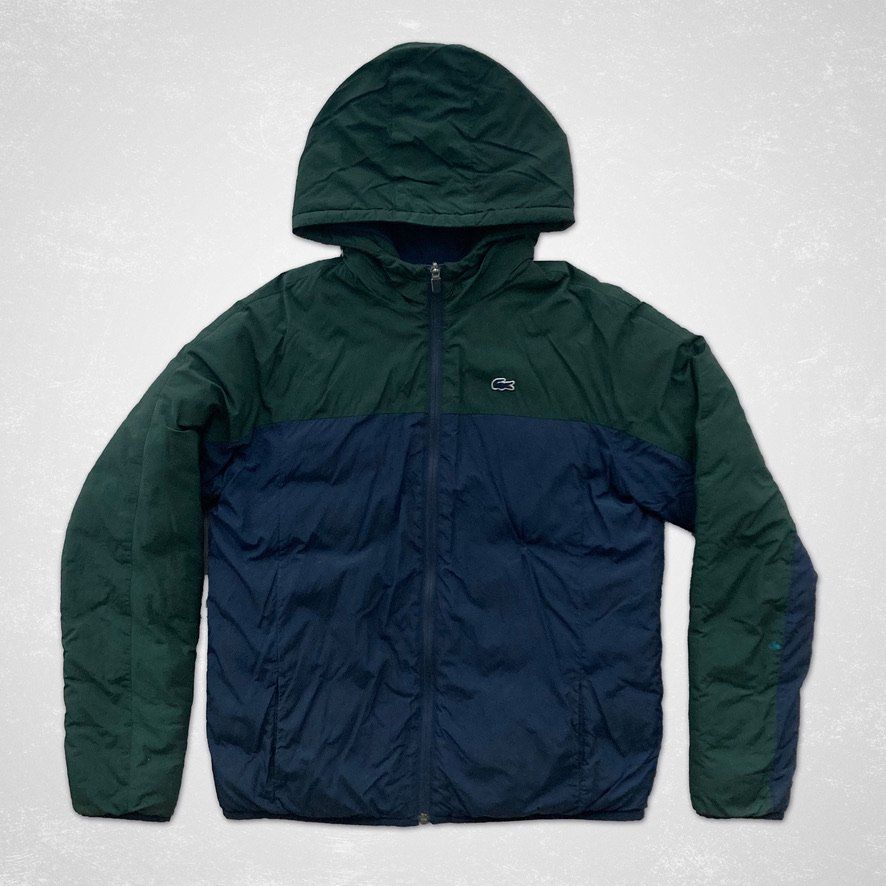 Lacoste Giacche & Cappotti: Lacoste Puffer Jacket | Green / Navy – Usato da Zürich venduto da avenlim