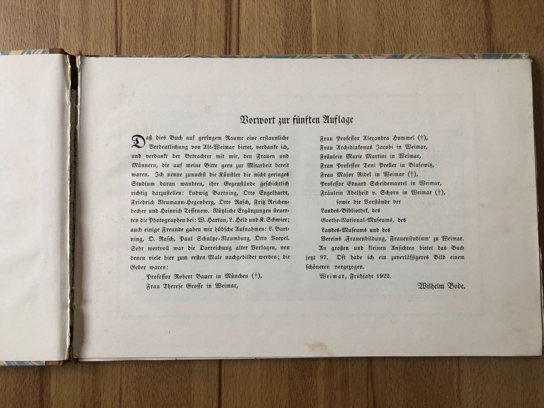 Libri: Bode: Damals in Weimar Antik von 1922 – Usato da Basel venduto da sebmac 3