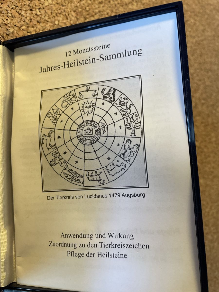 Minerali & Pietre curative: Jahresheilsteine – Difettoso da Thun venduto da Pesche555