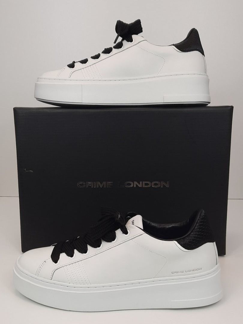 Scarpe da uomo: CRIME LONDON White Plateau Sneaker Gr. 40 – Nuovo e nell'imballaggio originale da Seuzach venduto da VT-Collections1 2
