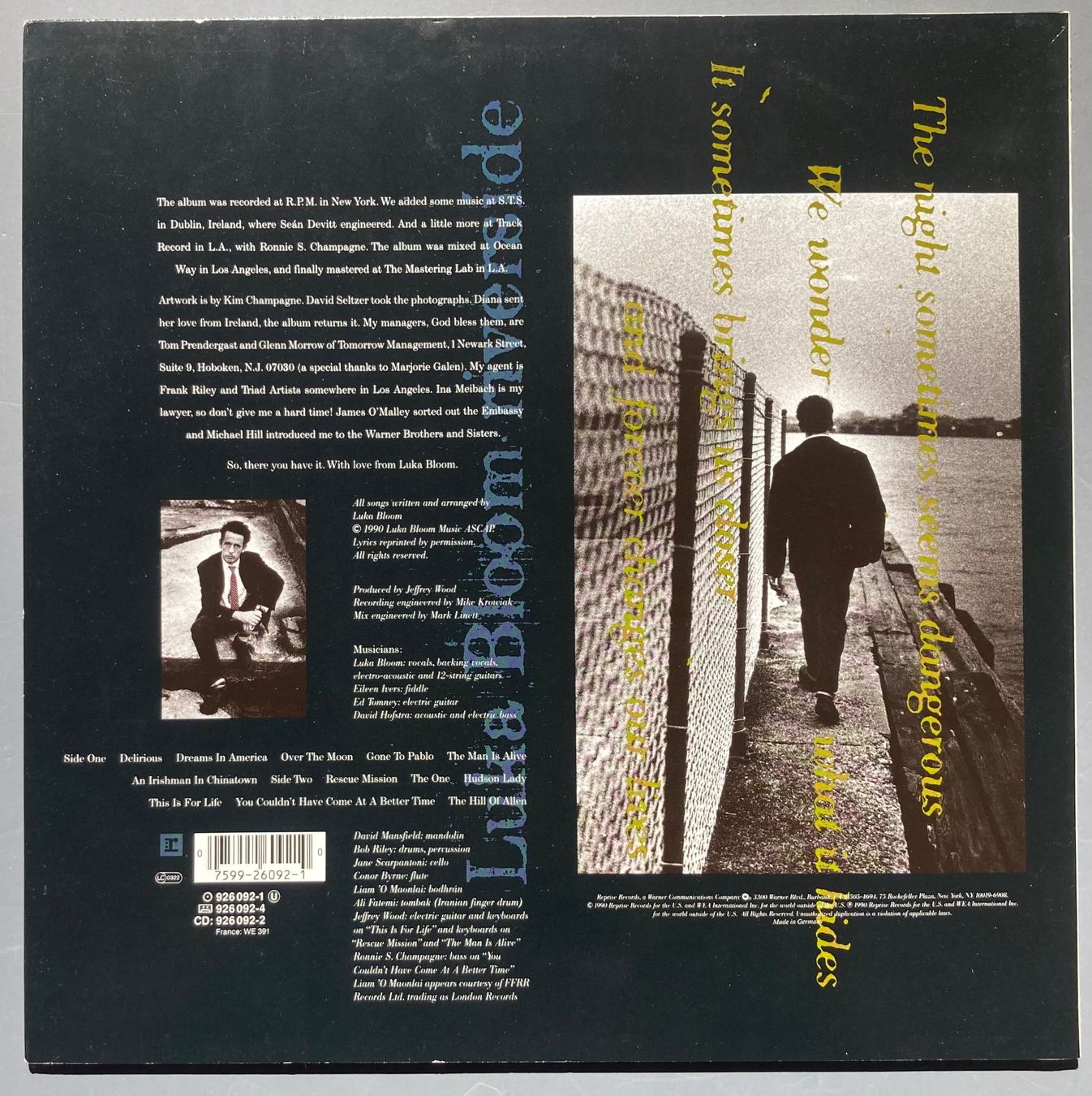 Vinyles: LUKAS BLOOM - RIVERSIDE – D'occasion à Poliez-Pittet par Newtown-Records 1