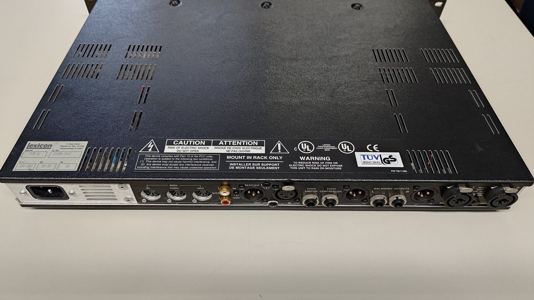 Lexicon Mischpulte: Lexicon PCM 81 Digital Effects Processor – Gebraucht aus Unterägeri von sumatronic 3