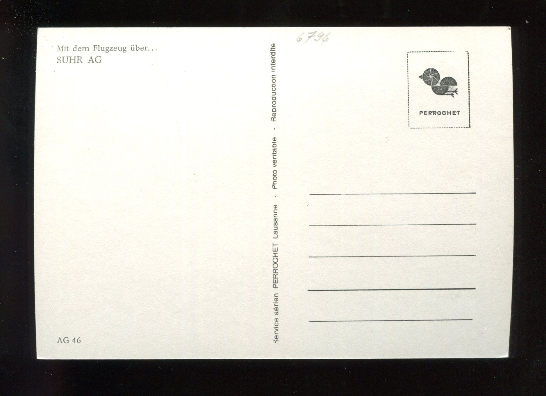Cartoline postali: Suhr, Mit dem Flugzeug über….. – Usato da Aarau venduto da Elmaar41 1