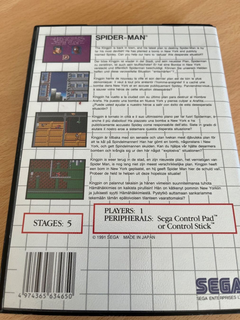 Spiele: Jeu vidéo Sega Master System Spider-Man – Gebraucht aus Thônex von DEEDLE 1