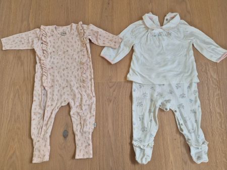 Pyjama 2×, Gr. 68/74, hust&Claire