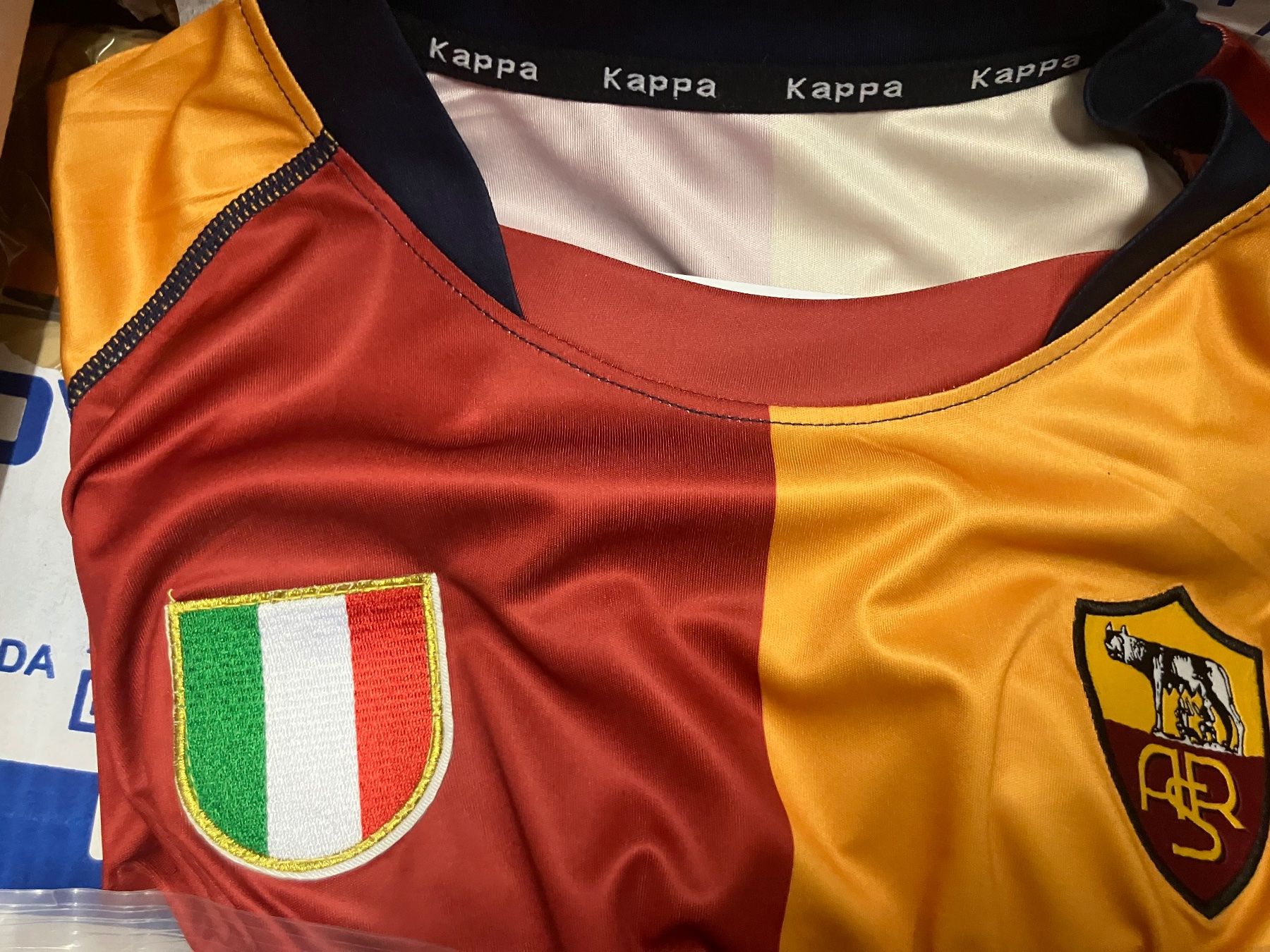 AS Roma L Maglia shirt 1997 98 Away Diadora Football Vintage