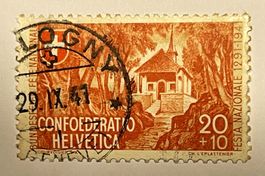 Confederatio Helvetica, 1941 Landschaftsbilder Briefmarke