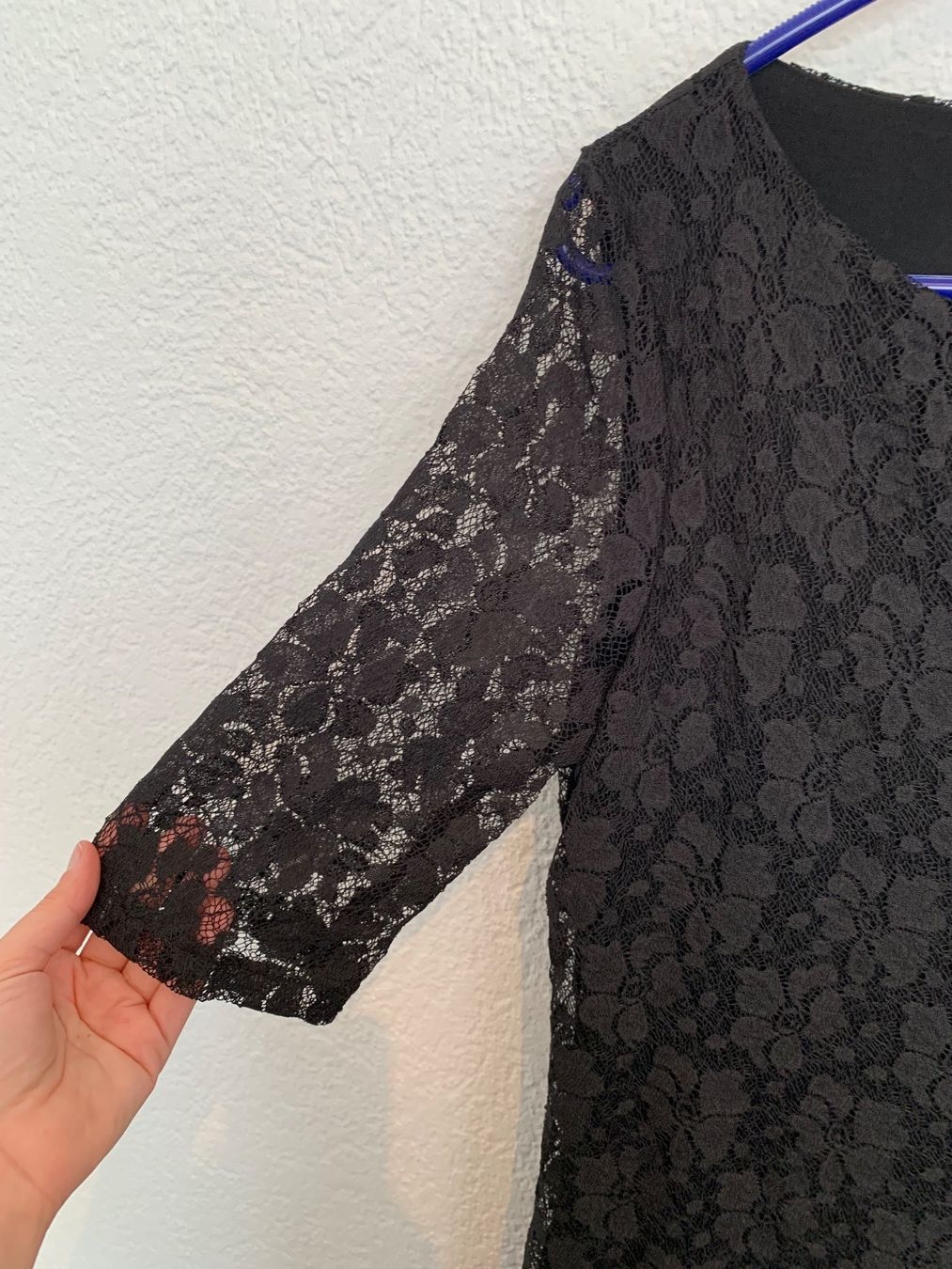 Vestiti: Milanelli Kleid Spitze schwarz Gr. M / L – Usato da Fislisbach venduto da KolibriSecondhand 3