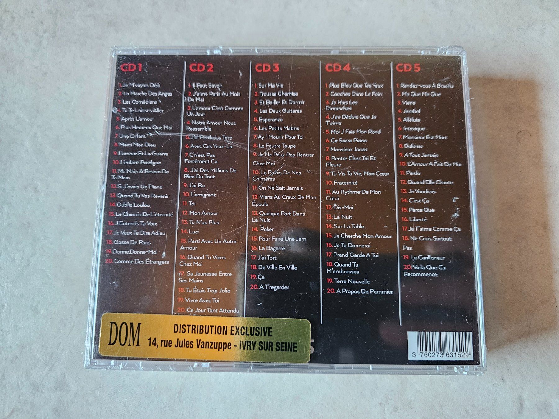 CD: Charles Aznavour - Ses Plus Grandes Chansons / 5 CD Box OVP – Nuovo e nell'imballaggio originale da Schneisingen venduto da backstore24 1