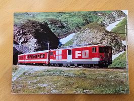 Postkarte FO Furka Oberalp Bahn Deh 4/4 II