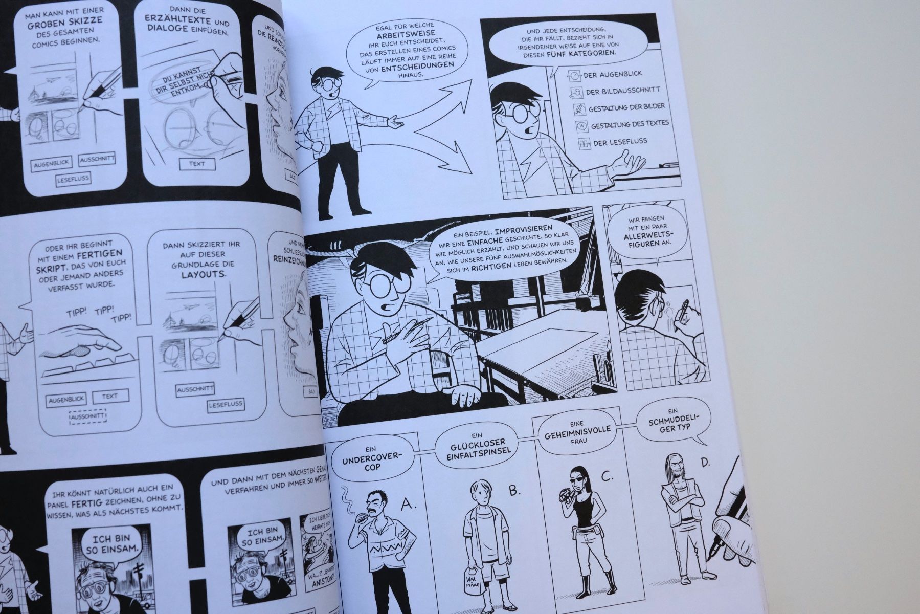 Fumetti: Comics machen von Scott McCloud – Nuovo (secondo la descrizione) da Scherz venduto da Neogeo5000 8